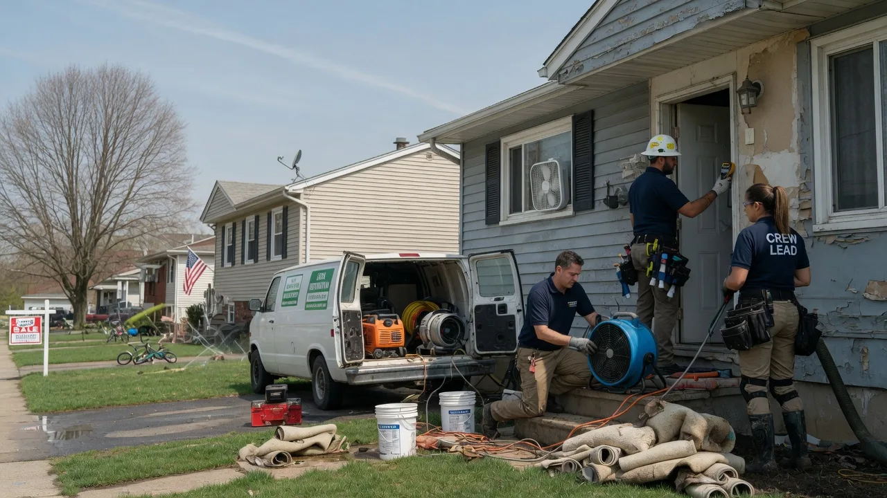 Flood Cleanup in Bellmawr, NJ near me